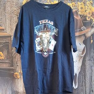 Texas Hold'em Kids T-Shirt - Navy Blue